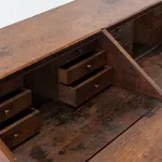18th Century Estate Oak & Ash English Bureau