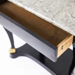 19th Century French Console Table with Marble Top
