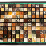 19th Century Regency Mahogany Table with Specimen Marble Top