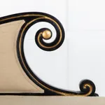 SOLD, Early 19th Century Regency Ebonised and Gilt Chaise Longue