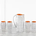 1970s French Set of Jug and Pots