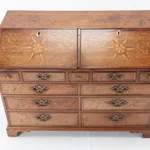 18th Century Estate Oak & Ash English Bureau