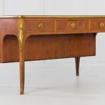 1940s French Kingwood Bureau Plat