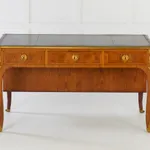 1940s French Kingwood Bureau Plat