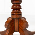 19th Century English Regency Mahogany Drum Table