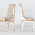 Pair of Early 19th Century Painted Italian Side Chairs