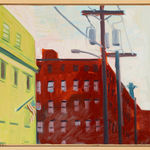 Lois Dodd, Jersey City Lofts, 1998