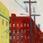Lois Dodd, Jersey City Lofts, 1998