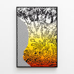 Claudia Comte, The Grey Marble Leaves IV, 2022