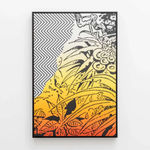 Claudia Comte, The Grey Marble Leaves IV, 2022