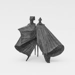 Lynn Chadwick, Two Winged Figures (2), 1976