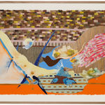 Drawing of the artist Agnès Bourély