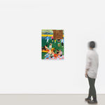 Dianna Settles, The clouds sweat jade against a sweet hibiscus sky, a sigh heaves from all the small things on...