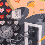 Ziping Wang, Revolving door, 2021