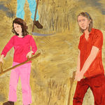 Dianna Settles, Like a bed of tulips in the sun, the haymakers at work, 2023