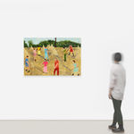 Dianna Settles, Like a bed of tulips in the sun, the haymakers at work, 2023