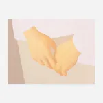 Manuel Stehli, Untitled (Pair of Hands 24), 2023