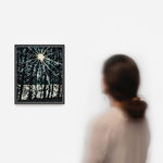 Claudia Keep, January 6th, 5:27 PM, Moon Over the Delaware, 2024