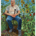 Rebecca Ness, Dad in the Garden, 2021