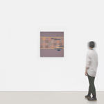 Miranda Fengyuan Zhang, Reflection in a blue square, 2022