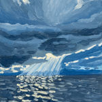 Claudia Keep, June 26th, 9:46 PM, Lightning on the Drive Home, 2024