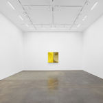 Mark Eisen, Silver disc with 2 perpendicular concave ellipses, 2023