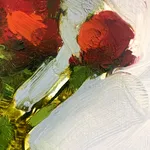 Stanley Bielen, Scarlet Ranunculus, 2015