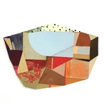colorful abstract wall sculpture