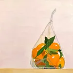 Sydney Licht, Still Life with Bag of Oranges, 2023