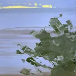 Detail shot of painting