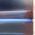 Susan English, Cascading Folds (with footer) No. 15, 2022