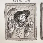 Roz Chast, Rembrandt's Selfie, 2014, June 9