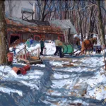 Horace Champagne, The Old Post Office Clock