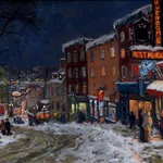 Horace Champagne, The Old Post Office Clock