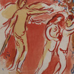 Marc Chagall, Adam et Éve chasses du Paradis Terrestre, 1960