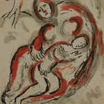 Marc Chagall, Agar dans le désert, 1960