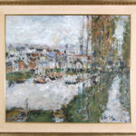 Paul Crotto, Untitled (French Town Scene), 1964