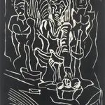 Alfred Morang, Figures in Black, n.d.