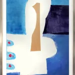 Janet Lippincott, Untitled (Blue, Ochre Abstract), n.d.