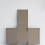 Sébastien de Ganay, White Folded Flat Hat 03, 2016