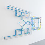 Sébastien de Ganay, White Folded Flat Hat 03, 2016