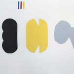 Jürgen Partenheimer, Small Shapes (Red, Yellow and Blue) I-V, 2022