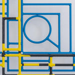 Sébastien de Ganay, White Folded Flat Hat 03, 2016