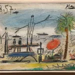 Pablo Picasso, La Plage (The Beach), 1957