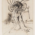 Salvador Dalí, L'oeil et les oreilles de Hollywood (The Eye and the Ears of Hollywood), 1944