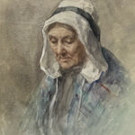 Henry Wright Kerr RSA RSW, The White Mutch