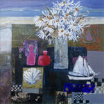 Carolyn Rockwood, Sea Table with Shell and Boat