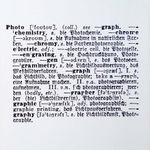 Joseph Kosuth One and Three Photographs [Eng./Germ.], 1965