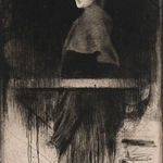 Albert Besnard, Woman in a Cape (La Femme à la Pèlerine)