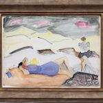 Tom Wesselmann, Still Life with Lichtenstein and 2 oranges , 1992